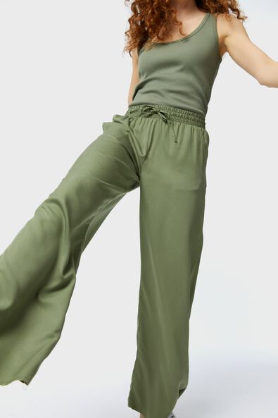 pantalon femme Nicky vert - 1000027708 - HEMA