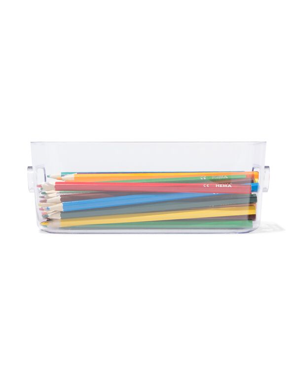opbergdoos Helsinki transparant 14 x 20 x 7 14 x 20 x 7 - 2000000297 - HEMA