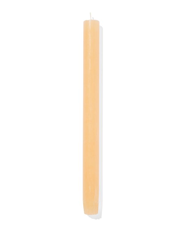 bougie longue rustique Ø2.2x27 orange clair - 13502998 - HEMA