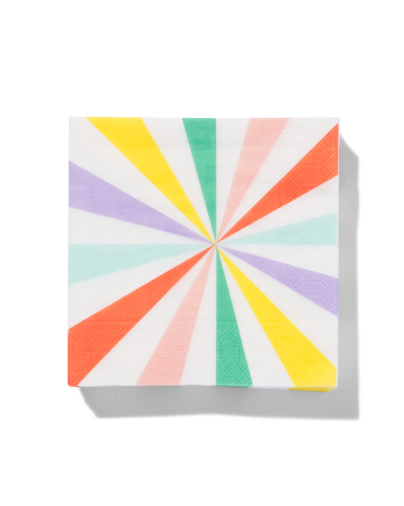 servetten multicolor 24x24cm 20 stuks 24x24cm - 14250193 - HEMA