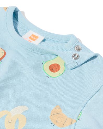 pull-over nouveau-n&eacute; petit-d&eacute;jeuner bleu bleu - 33444720BLUE - HEMA