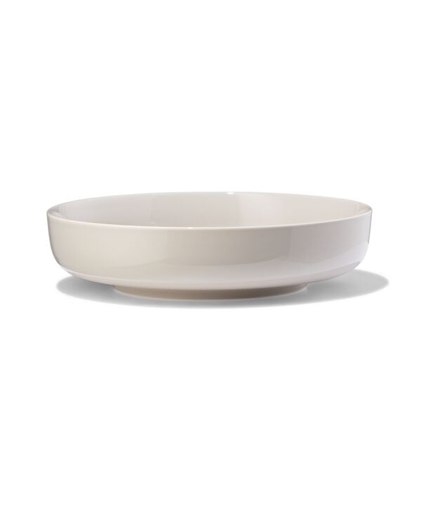 assiette creuse ⌀22cm Knap new bone china grise - 9650305 - HEMA