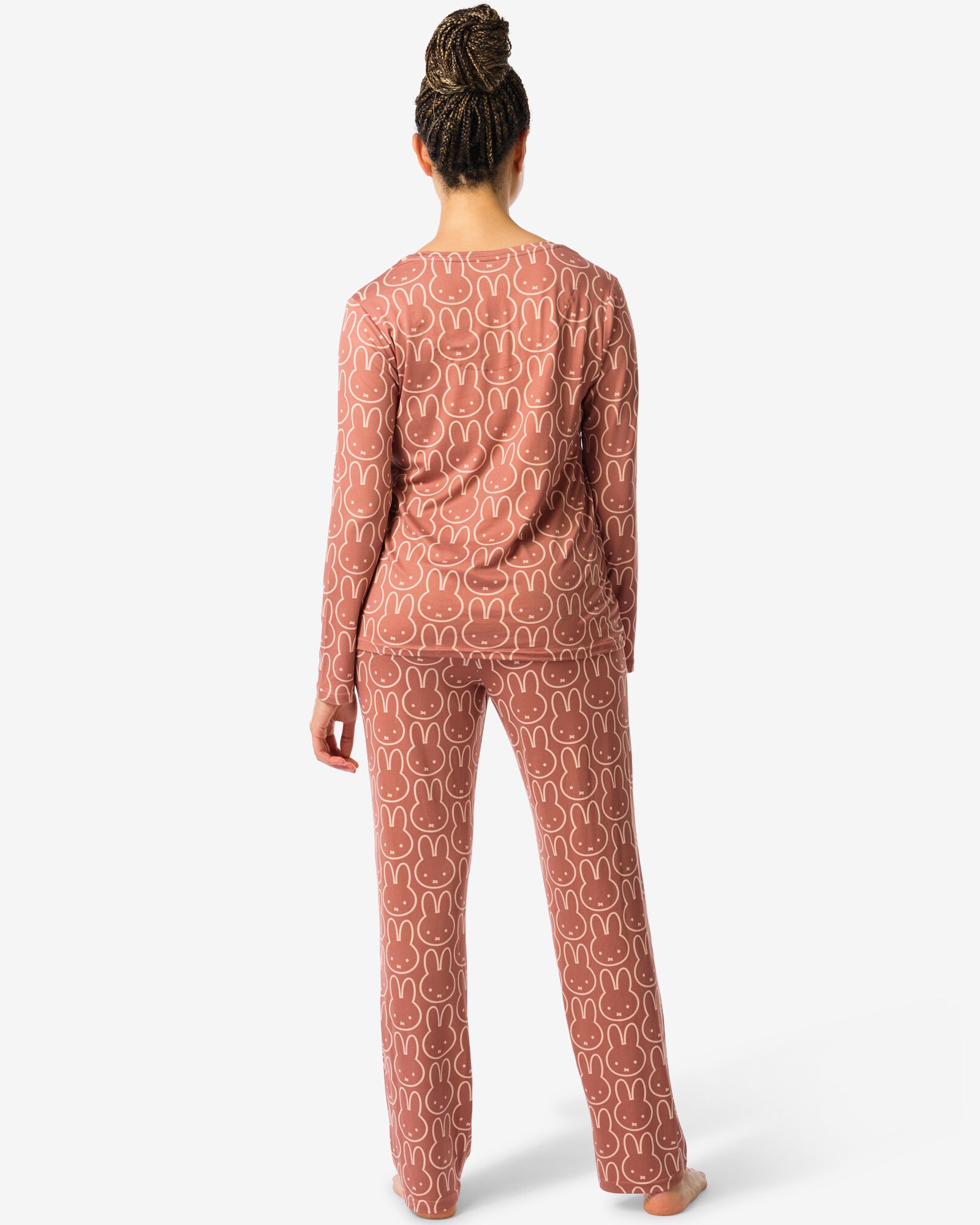 nijntje damespyjama micro lichtbruin - 23470860LIGHTBROWN - HEMA