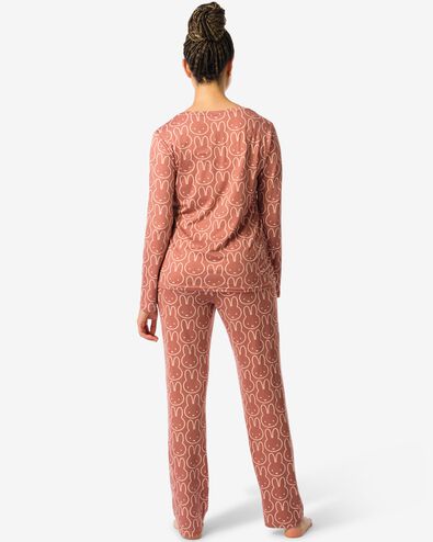 nijntje damespyjama micro lichtbruin - 23470860LIGHTBROWN - HEMA