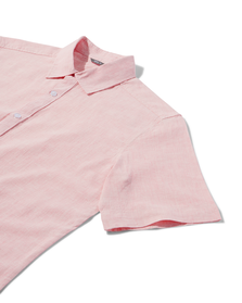 chemise homme avec lin rose rose - 1000030618 - HEMA