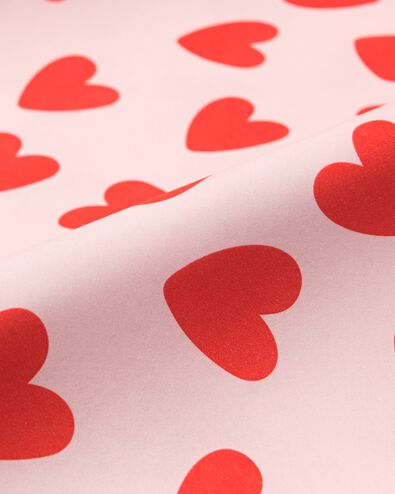 Tischdecke, 220 &times; 138 cm, Papier, Herz - 14250380 - HEMA