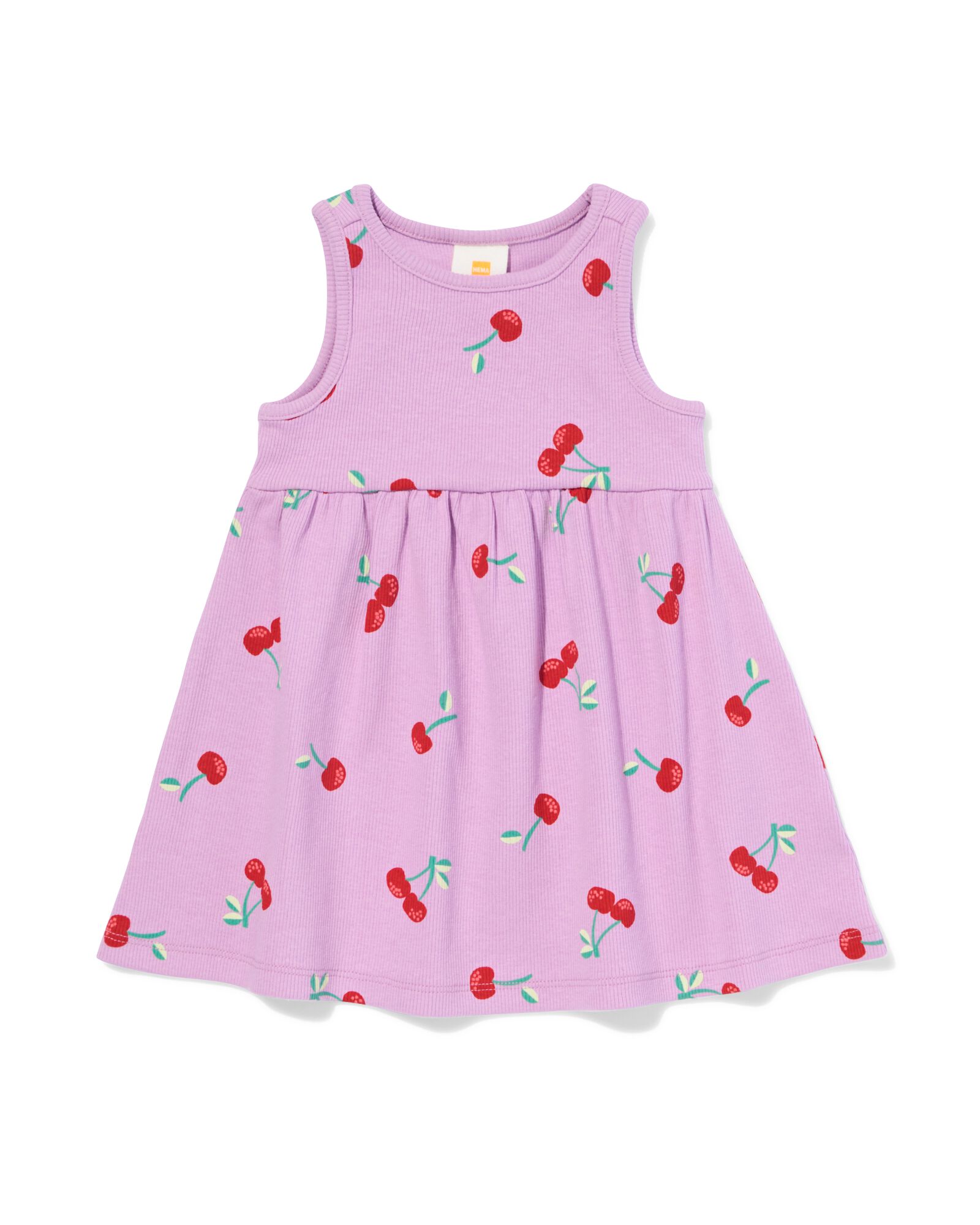 Babykleid gerippt, Kirschen violett - 33008570PURPLE - HEMA