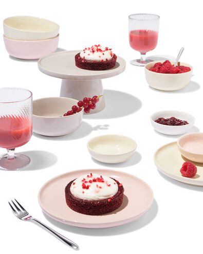 taartplateau &Oslash;28cm Knap new bone china geel - 9650320 - HEMA