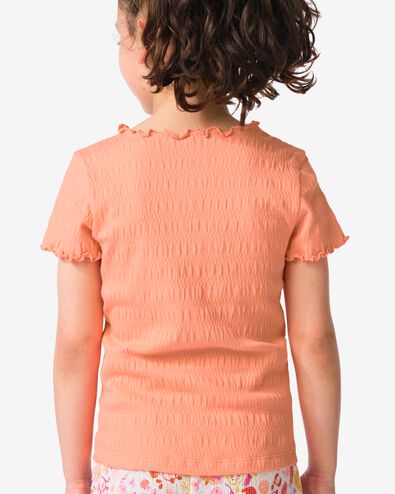 t-shirt enfant corail corail - 30846602CORAL - HEMA
