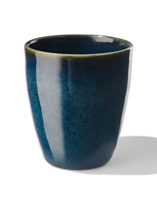 mug 8 cm - Porto - émail réactif - bleu foncé - 9602223 - HEMA