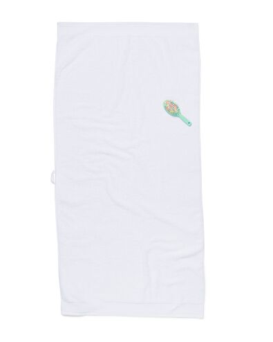 serviette de bain - 70x140 cm - hôtel - blanc blanc serviette 70 x 140 - 5217010 - HEMA