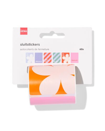 Verschlussaufkleber auf Rolle, Aufdrucke &ndash; 60 St&uuml;ck - 14100151 - HEMA