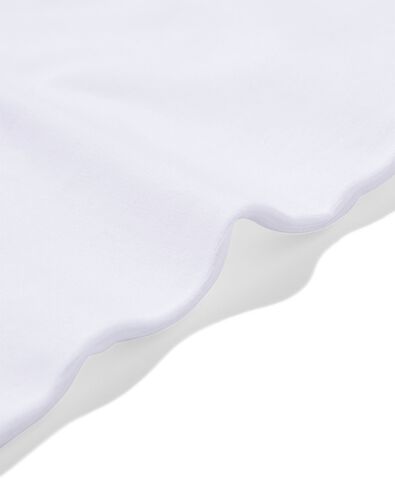 d&eacute;bardeur femme &agrave; bretelles spaghetti coton confort parfait blanc blanc - 19691314WHITE - HEMA