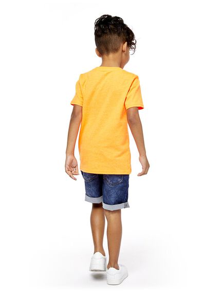 Kinder-T-Shirt knallorange - 1000018921 - HEMA