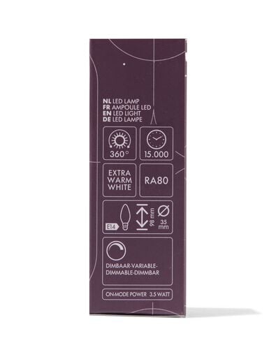 ampoule led flamme E14 3,5W 200lm - 20070057 - HEMA