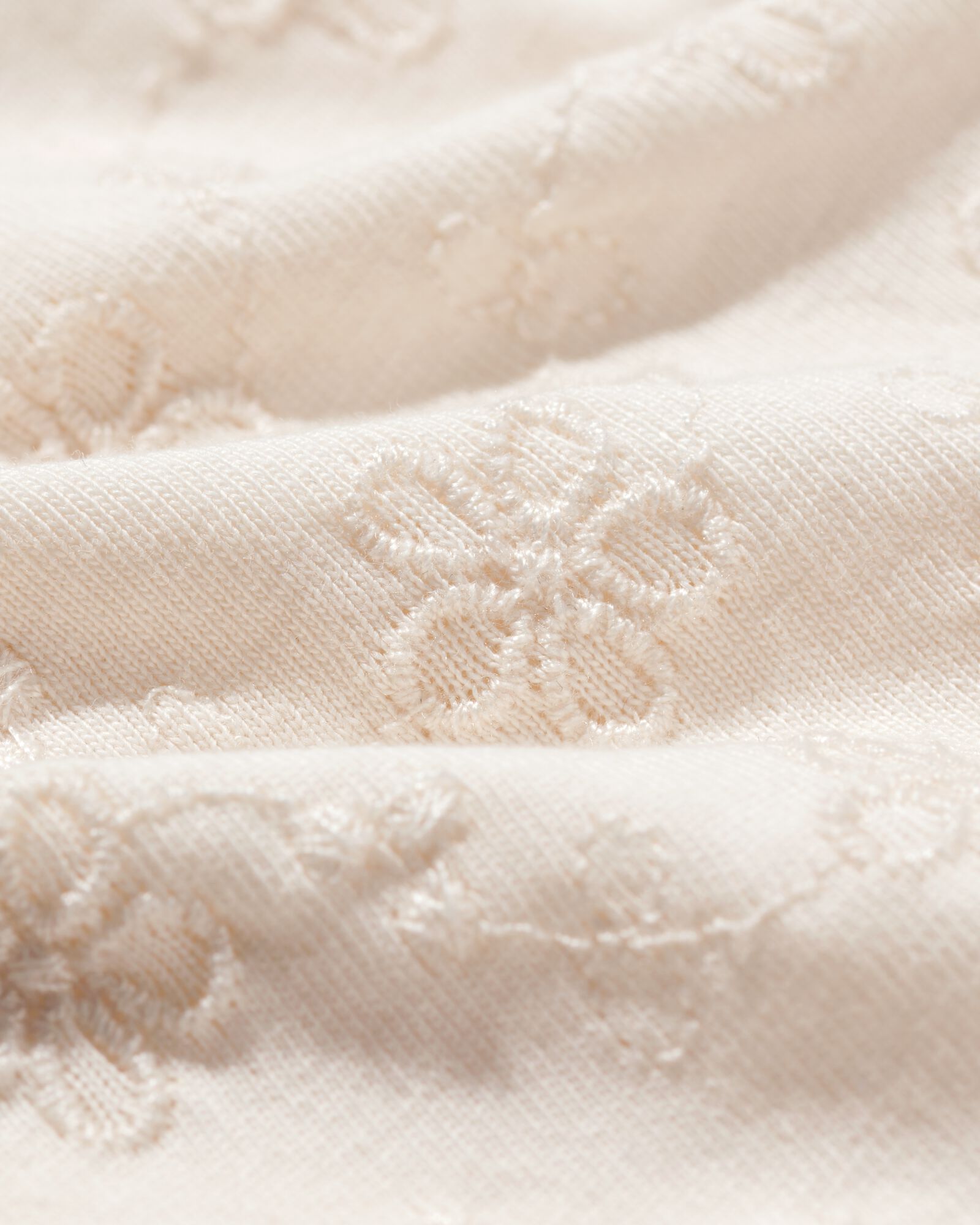 combinaison b&eacute;b&eacute; jersey brod&eacute;e blanc cass&eacute; blanc cass&eacute; - 33454720OFFWHITE - HEMA