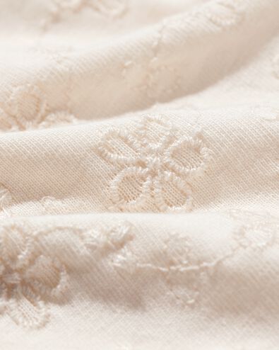 combinaison b&eacute;b&eacute; jersey brod&eacute;e blanc cass&eacute; blanc cass&eacute; - 33454720OFFWHITE - HEMA