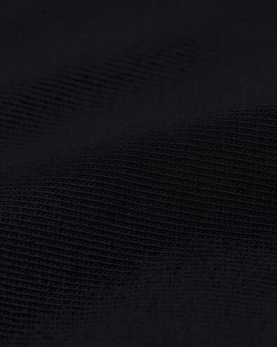 hipster femme coton avec velours everyday noir S - 19650016 - HEMA