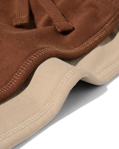 kindershort regular fit sweatstof - 2 stuks beige beige - 30714603BEIGE - HEMA