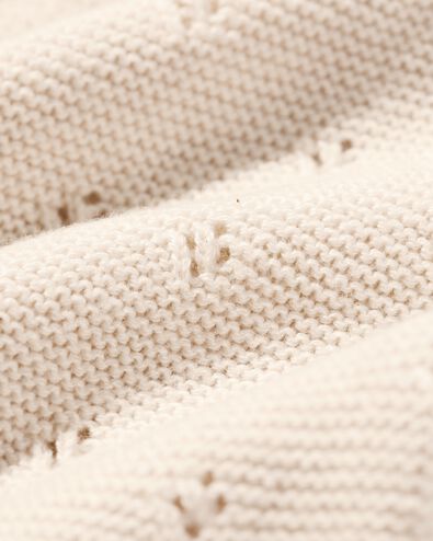 Newborn-Strampler, Ajourmuster ecru ecru - 1000032582 - HEMA