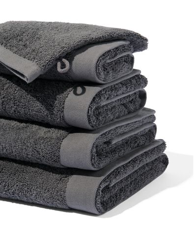 Handtuch &ndash; 60 x 110 cm &ndash; extraweiche Hotelqualit&auml;t &ndash; dunkelgrau dunkelgrau Handtuch, 60 x 110 - 5220032 - HEMA