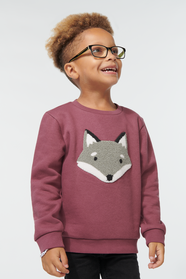 Kinder-Sweatshirt, Fuchs violett violett - 1000029538 - HEMA