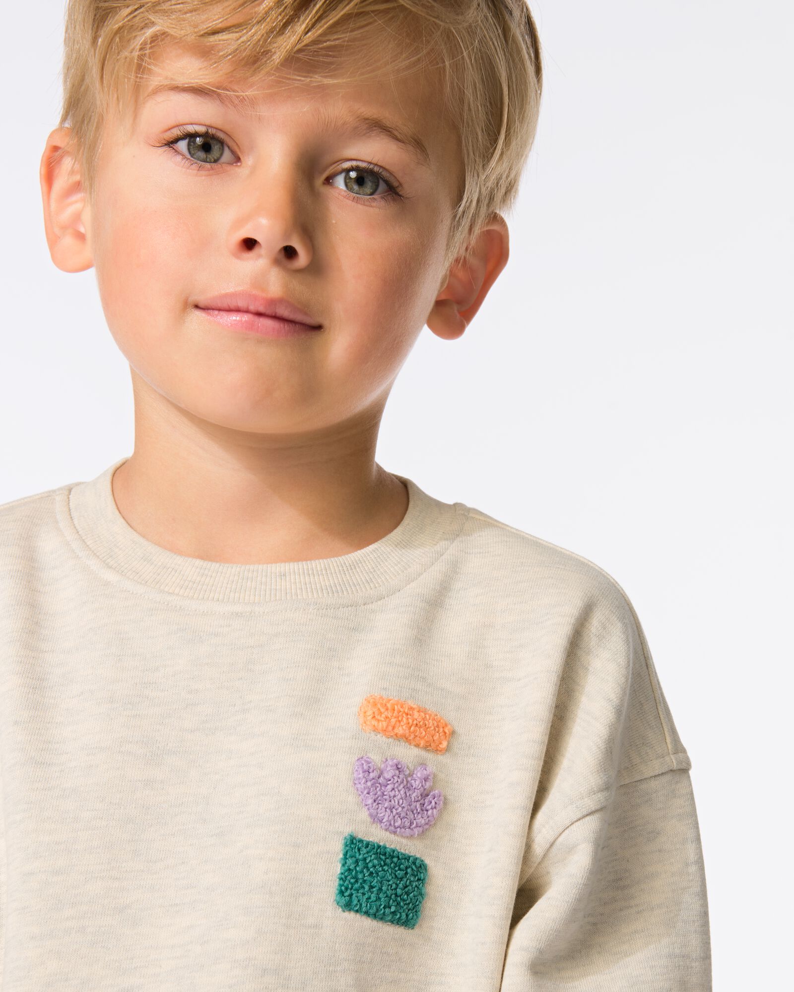 pull enfant graphique &eacute;cru &eacute;cru - 30744903ECRU - HEMA