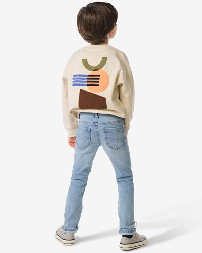 kinderjeans skinny fit lichtblauw lichtblauw - 30708507LIGHTBLUE - HEMA