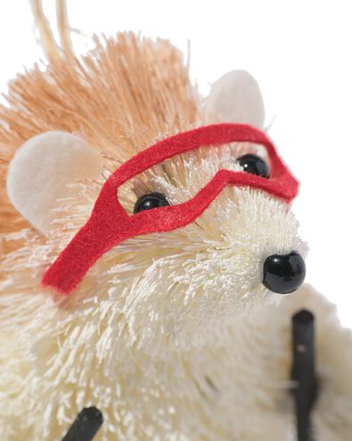 d&eacute;coration de No&euml;l &agrave; suspendre 7,9cm sisal h&eacute;risson - 25100245 - HEMA