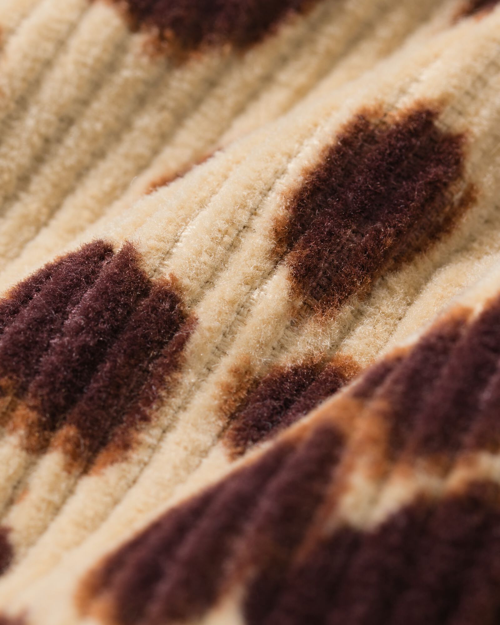 jupe en velours c&ocirc;tel&eacute; &agrave; imprim&eacute; animalier pour enfants sable sable - 30827438SAND - HEMA