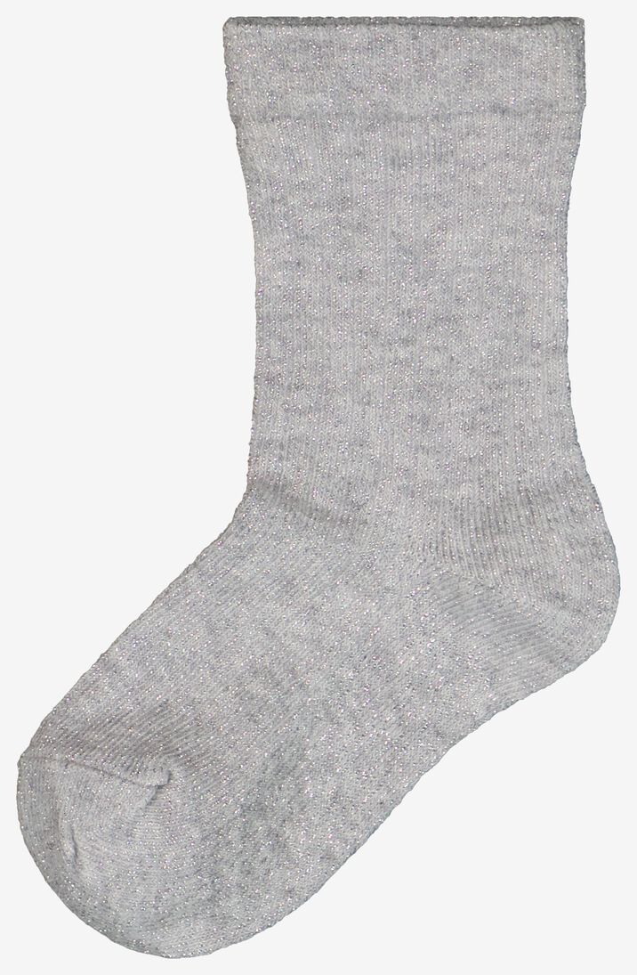 5 Paar Kinder-Socken mit Baumwolle und Glitter bunt bunt - 1000028440 - HEMA