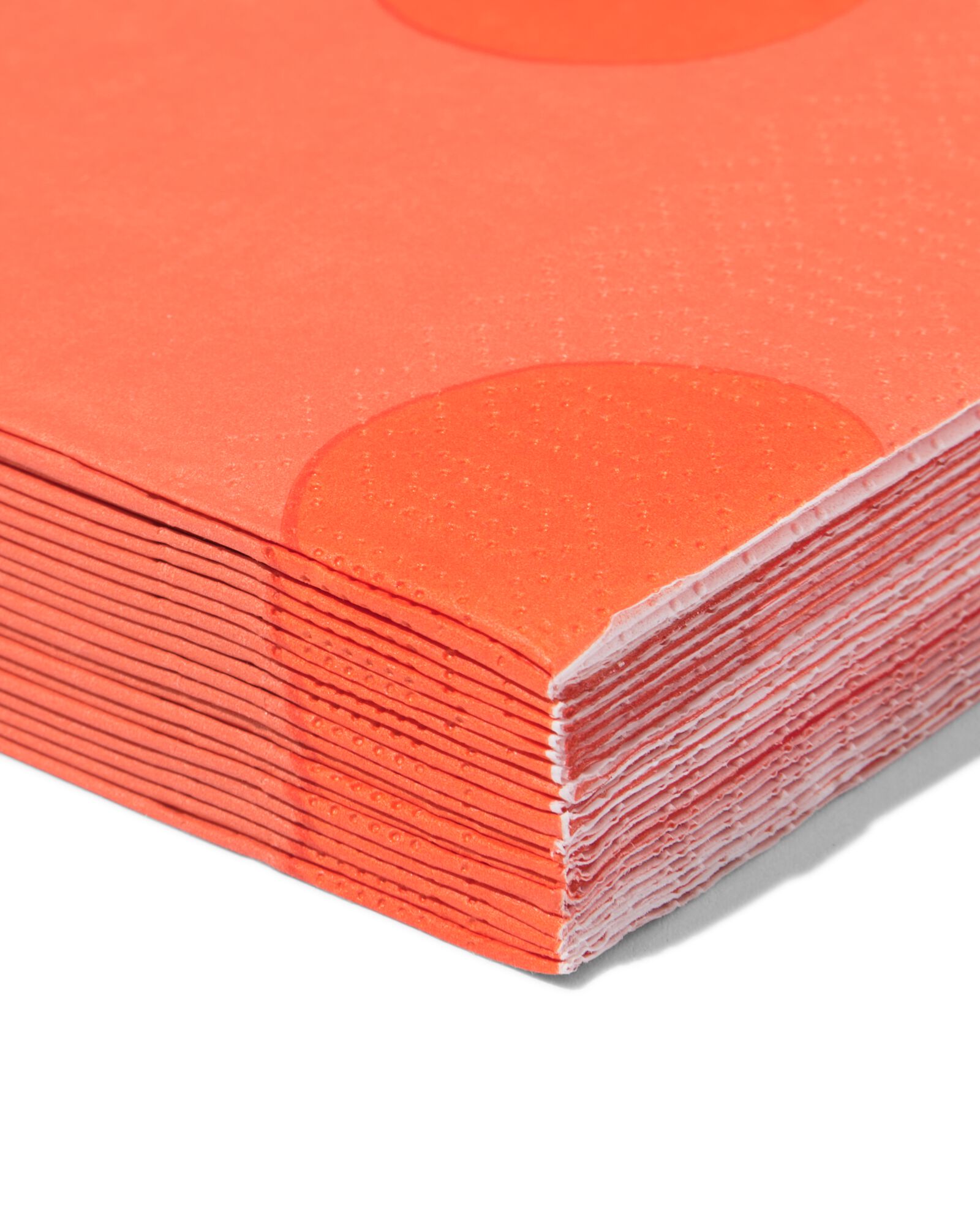 Servietten 33 &times; 33 cm Papier Punkte Orange &ndash; 20 St&uuml;ck - 60800513 - HEMA