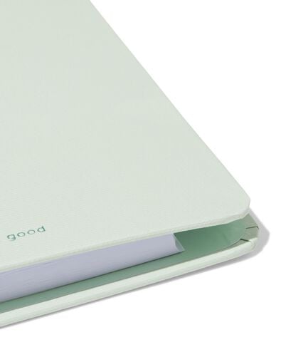 planificateur de repas avec stylo effa&ccedil;able (21 x 15 cm, vert clair) - 14103704 - HEMA