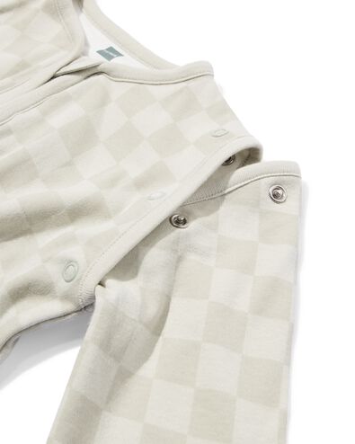 gigoteuse b&eacute;b&eacute; avec manches amovibles coton 0,5 tog carreaux bleu bleu - 33300760BLUE - HEMA