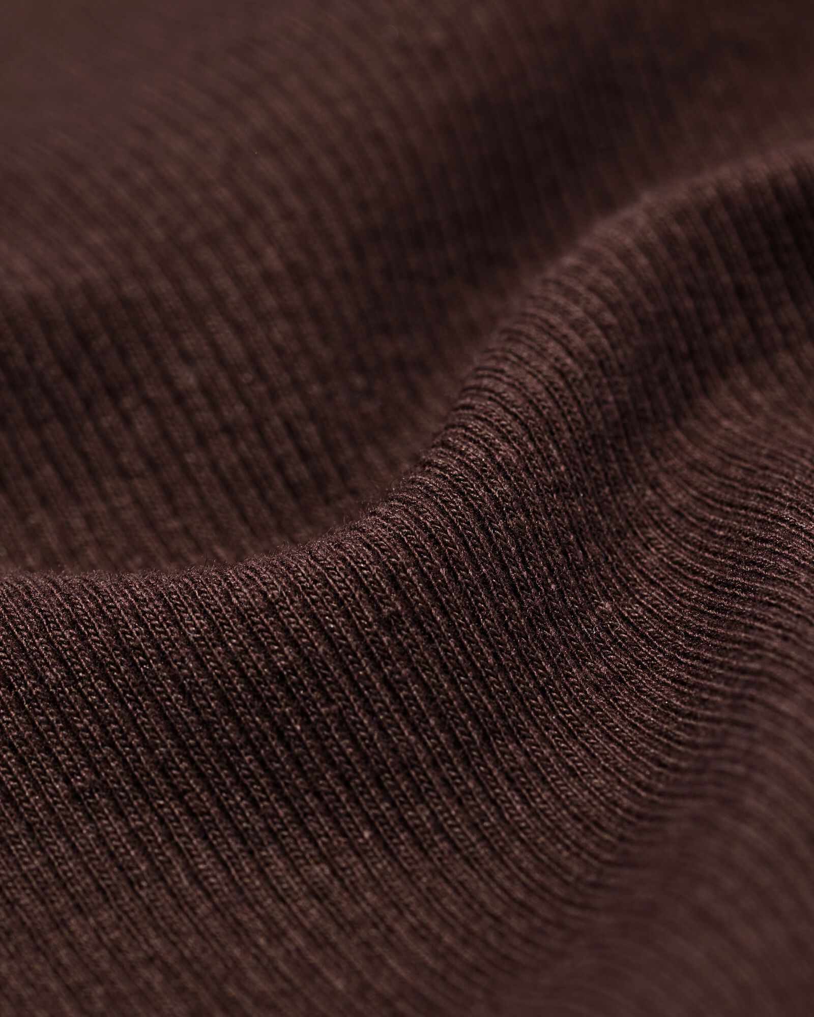 damessinglet Anouk rib donkerbruin donkerbruin - 36303370DARKBROWN - HEMA