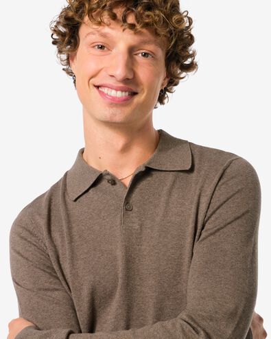 polo homme Jonathan taupe - 2116970TAUPE - HEMA