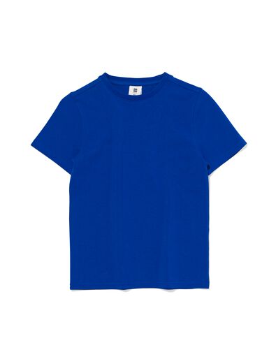 Kinder-T-Shirt blau 122/128 - 30779028 - HEMA