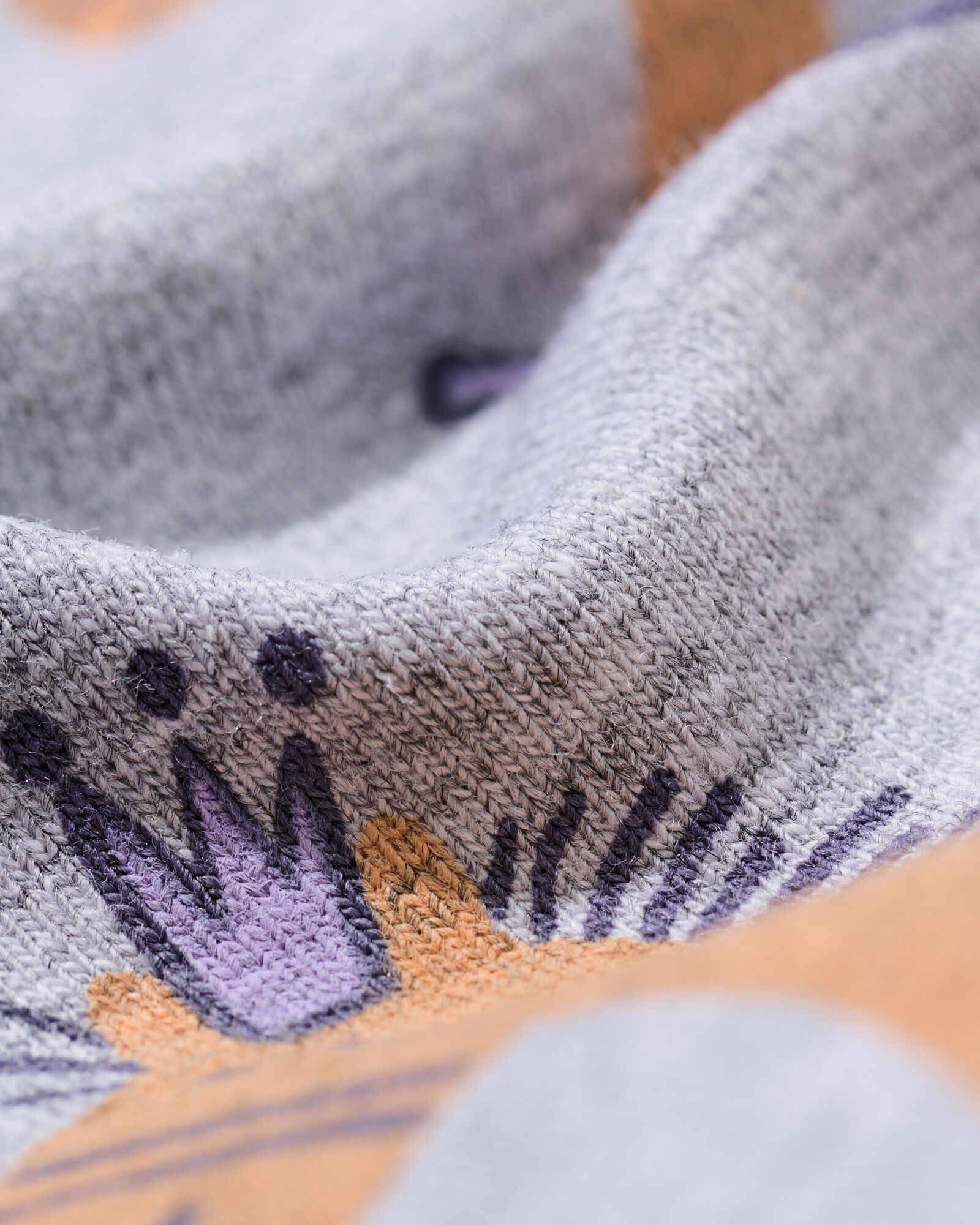 Newborn-Sweater, Pferd graumeliert graumeliert - 33426220GREYMELANGE - HEMA