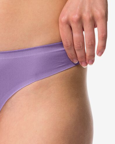 damesstring second skin micro lichtpaars lichtpaars - 19631355LIGHTPURPLE - HEMA