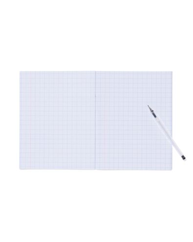 3er-Pack Hefte, blau, DIN A5, kariert (10 x 10 mm) - 14120219 - HEMA