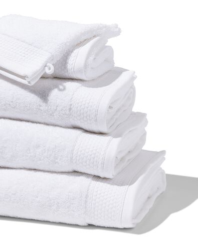 serviettes de bain - qualité hôtel très épaisse blanc blanc - 1000015151 - HEMA