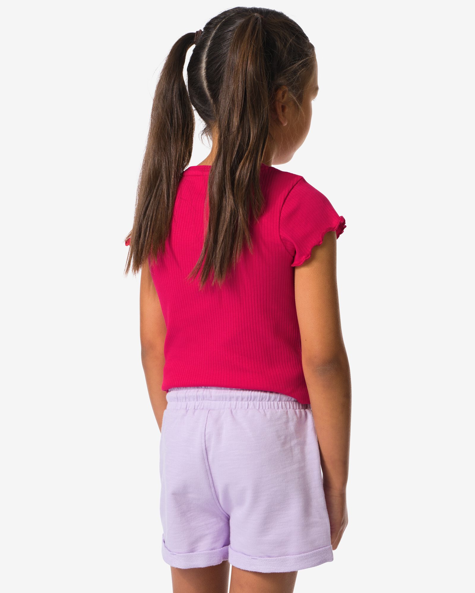 kinder sweatshort comfy fit lila lila - 30846334LILAC - HEMA