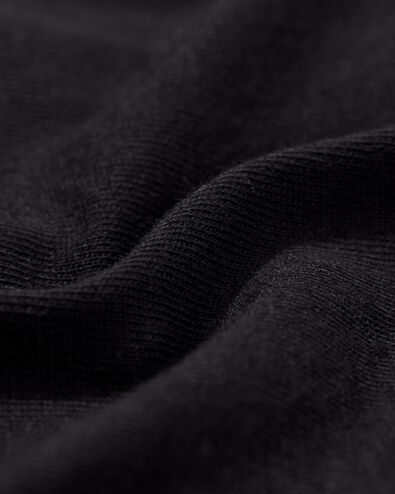 damespyjamabroek met katoen zwart zwart - 23470240BLACK - HEMA