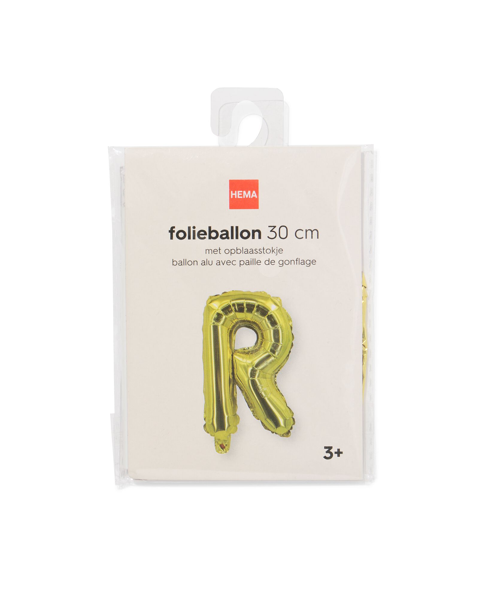 Folienballon Buchstabe R, 30 cm, Gold - 14260048 - HEMA