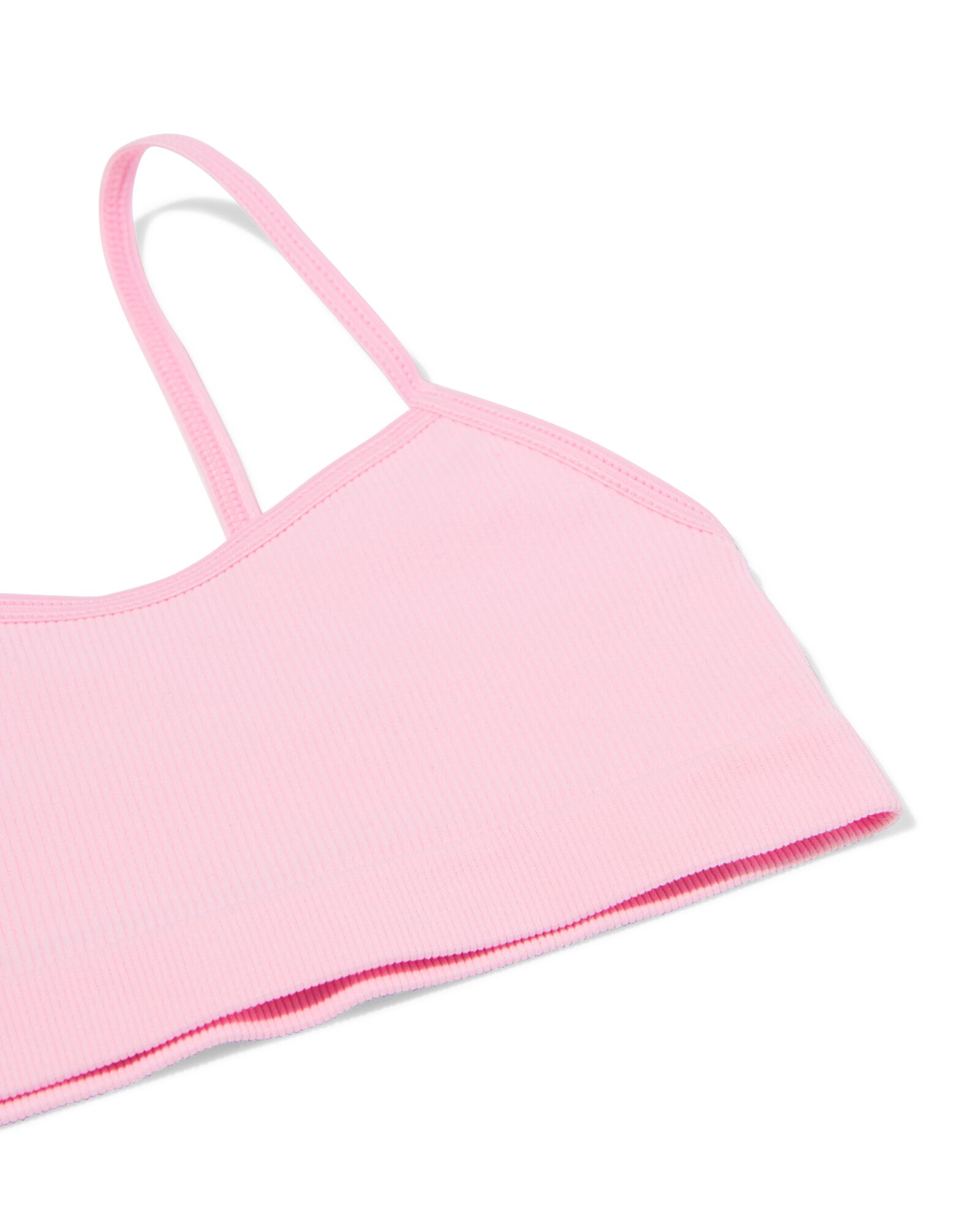 kindertop naadloos - 2 stuks roze roze - 19360370PINK - HEMA