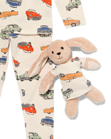 Kinder-Pyjama, Autos, mit Puppen-Nachthemd beige beige - 1000030176 - HEMA