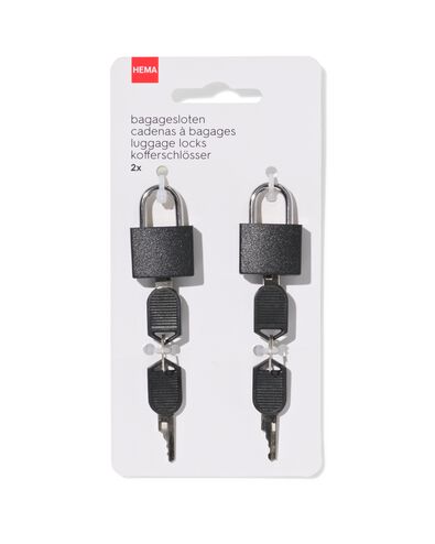 2 cadenas &agrave; bagage - 18630006 - HEMA
