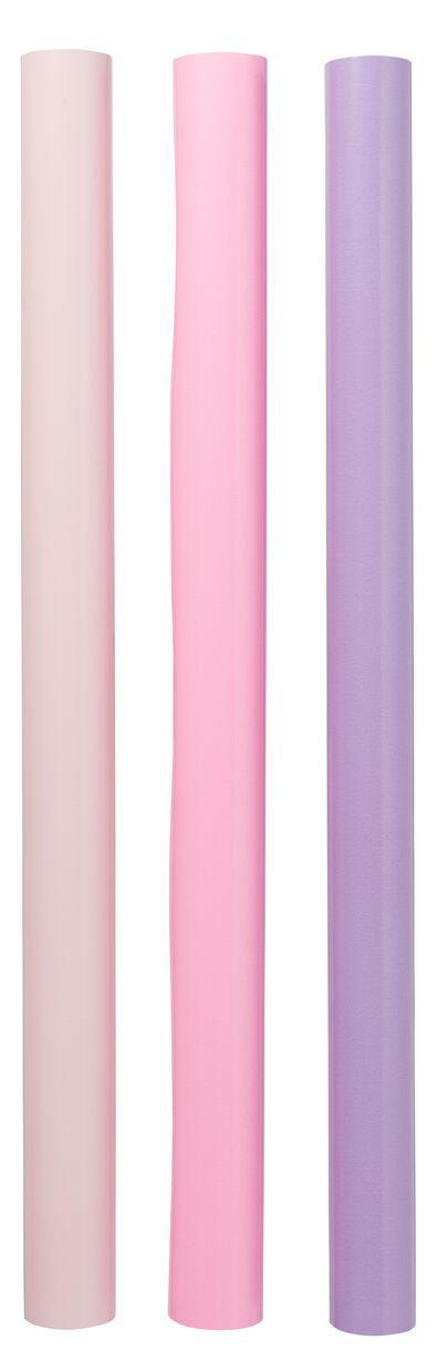 kaftpapier roze/lila 300x50 - 3 stuks - 14590259 - HEMA