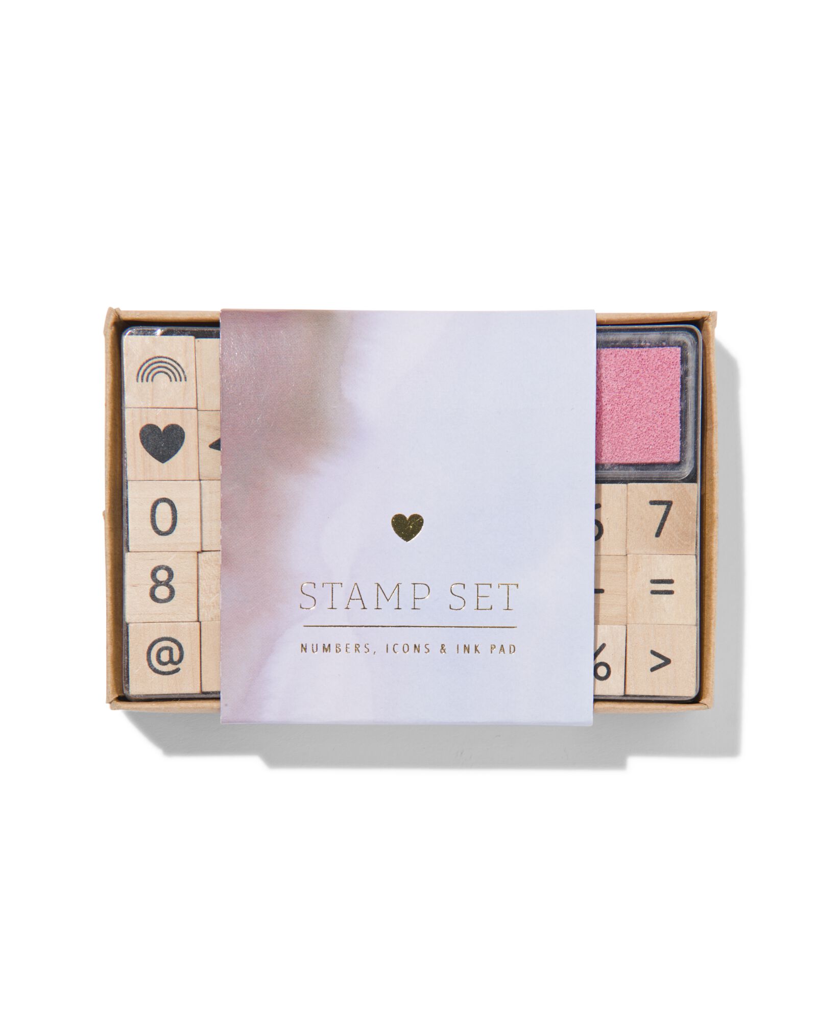 lot de tampons en bois avec chiffres - 14890206 - HEMA