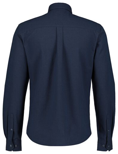 Herren-Oberhemd dunkelblau dunkelblau - 1000030210 - HEMA
